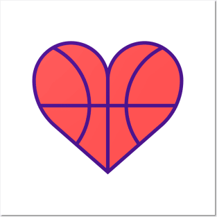 Basketball Love Posters and Art